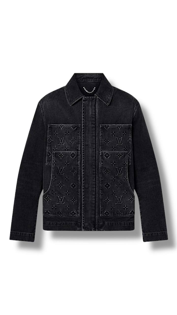 Jacket Denim Louis Vuitton Total Black